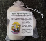 Wet Felted Alpaca Dryer Balls