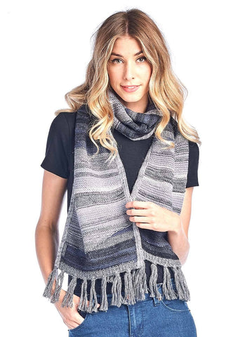 Alpaca Scarf - Colorado - Charcoal