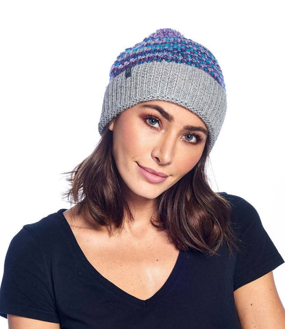 Alpaca Beanie - Speckle - Berry