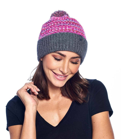 Alpaca Beanie - Speckle - Rose