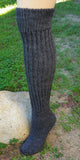Knee High Alpaca Charcoal