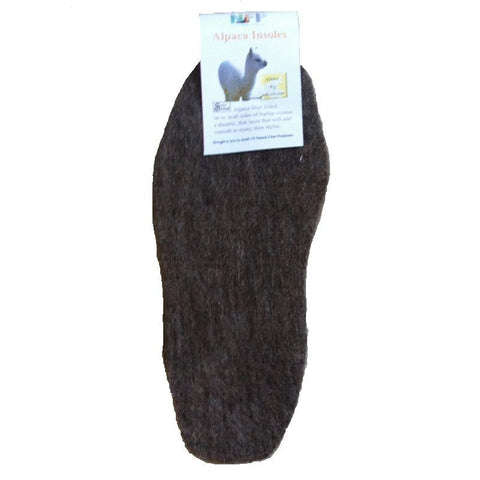 Alpaca Insoles for Footwear - Made in USA - Small Medium Large Extra Large