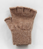 Fingerless Mitts Camel Color
