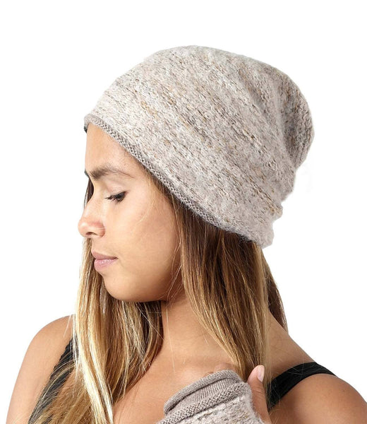 Alpaca Beanie Caraveli - Camel