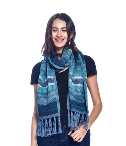 Alpaca Scarf - Colorado - Azul