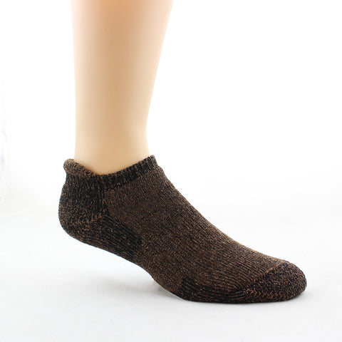 Brown/Black Low Pro Alpaca Sock